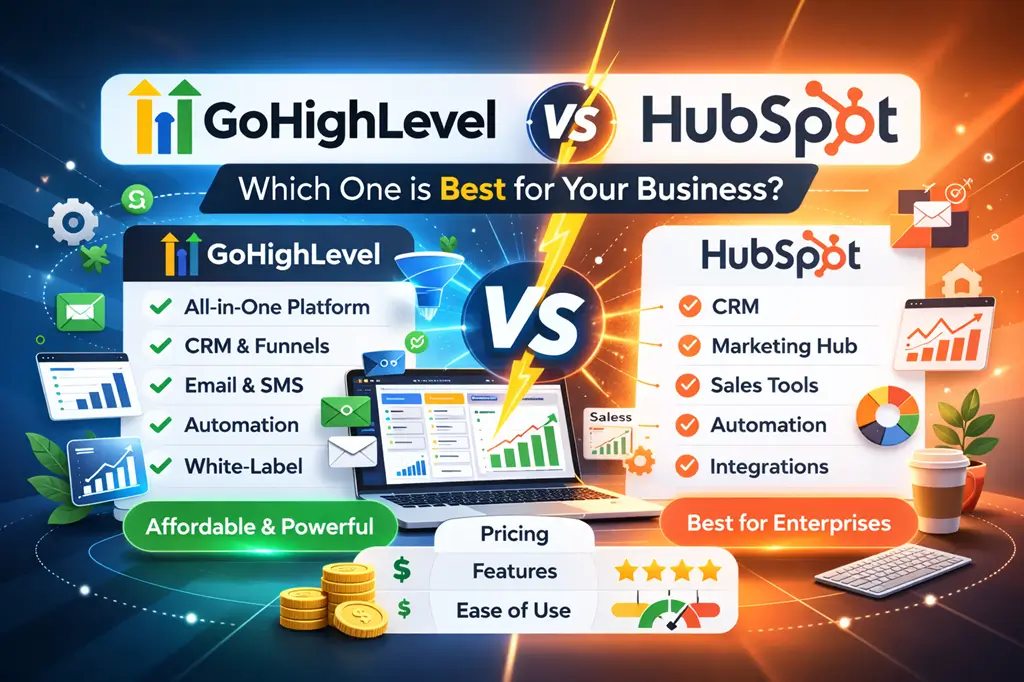 GoHighLevel vs Hubspot compare