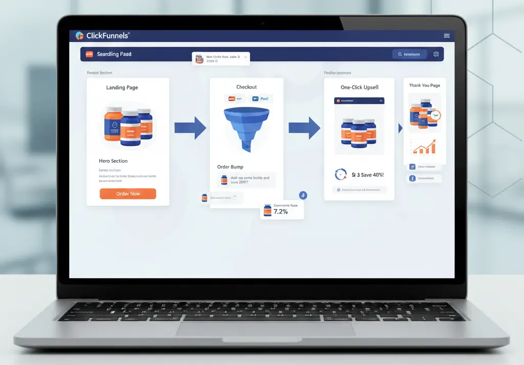 clickfunnels supplement funnel